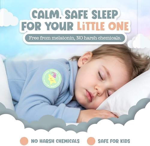 Gemma Joy Sleep Bundle – Cry Activated Heartbeat Teddy Bear Soother and StickyOnes Kids Sleep Patches 30 Count, Sandalwood, Chamomile and Lavender – Melatonin-Free Baby Gift Set