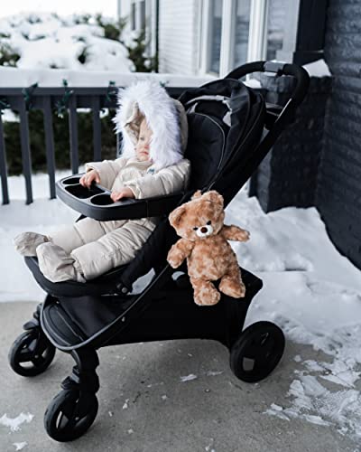 Gemma Joy Baby Sleep Soother Bundle – Cry Activated Heartbeat Bunny and Bear, 2-Pack Plush Stuffed Animals with White Noise, Lullabies and Night Light, Non-Rechargeable
