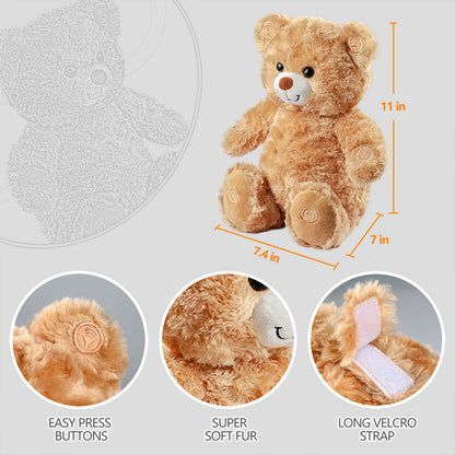 Gemma Joy Bedtime Bear Baby Sleep Soother with Cry Activated Sensor