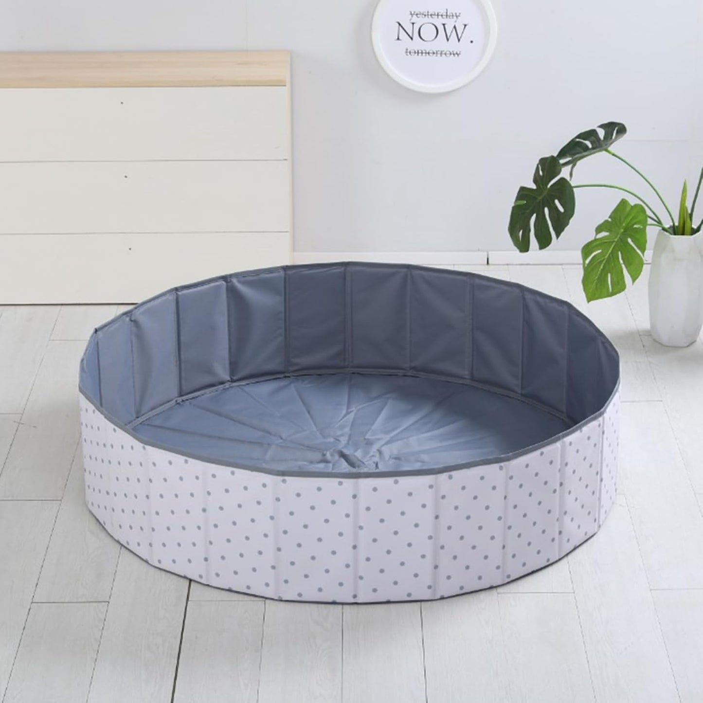 Gemma Joy Foldable Ball Pit Playpen for Toddlers – Soft Pop-Up Indoor and Outdoor Play Pen with Travel Bag, BPA-Free Balls Included, Safe Play Area for Babies and Kids Ages 1 to 3