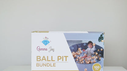 Gemma Joy 4-in-1 Premium Ball Pit for Toddlers and Kids