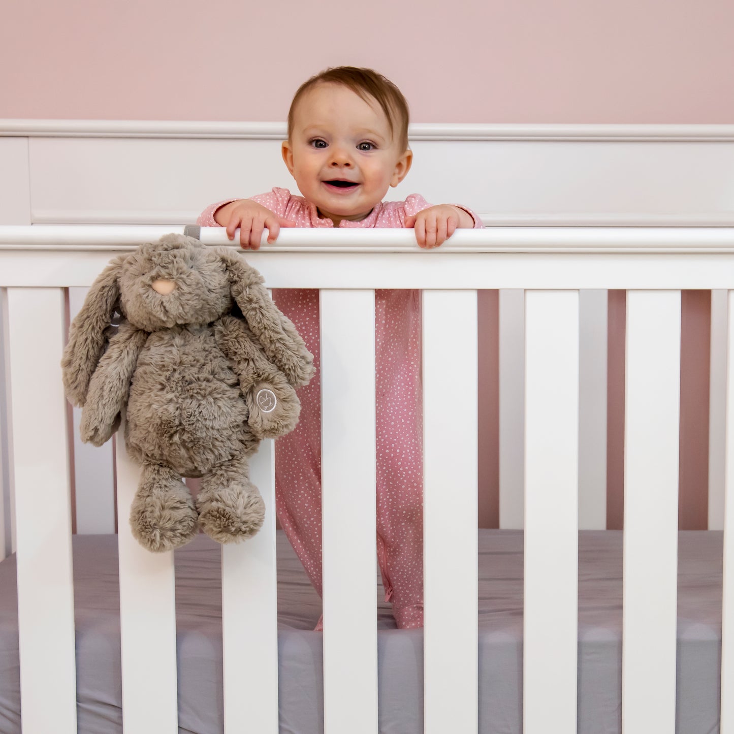 Gemma Joy Bedtime Bunny Baby Sleep Soother with Cry Activated Sensor