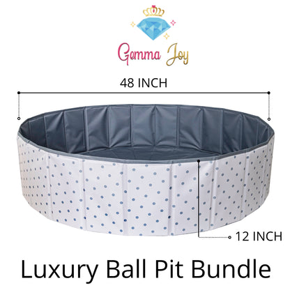 Gemma Joy 4-in-1 Premium Ball Pit for Toddlers and Kids