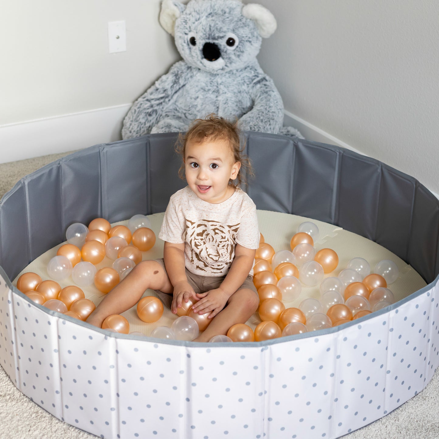 Gemma Joy 4-in-1 Premium Ball Pit for Toddlers and Kids